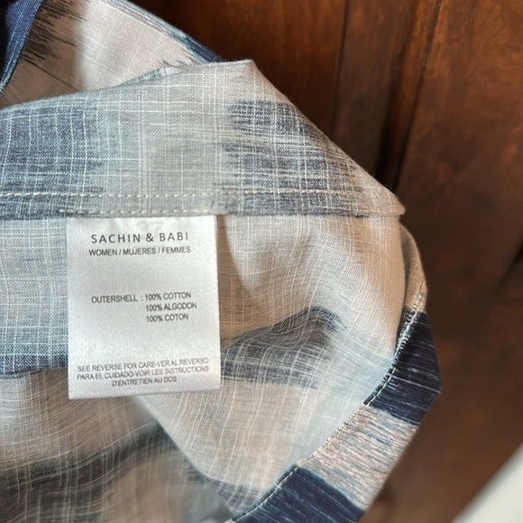 Sachin & Babi Mari Button-Down Cotton Midi Dress - Picture 8 of 9